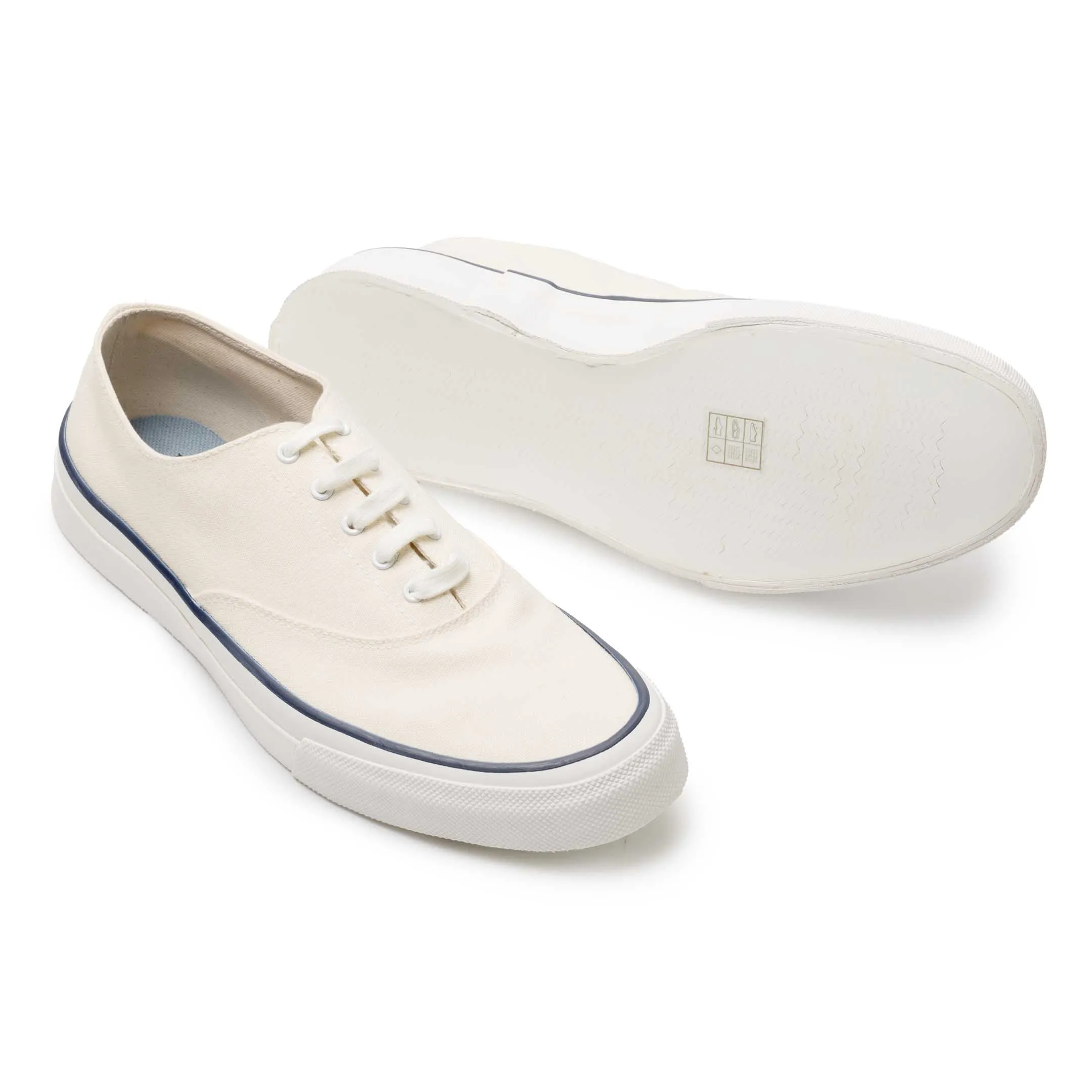 Anatomica x Wakouwa Deck Shoes Low Off White