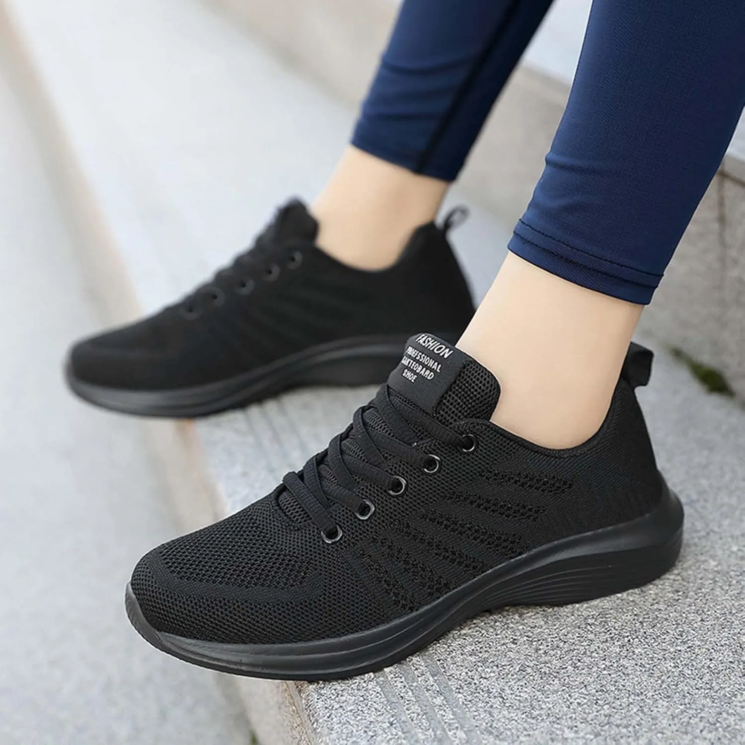 Arch Support Slip on Sneakers for Women Non Slip Tennis Running Sneakers Classic Athletic Skateboard Sneakers