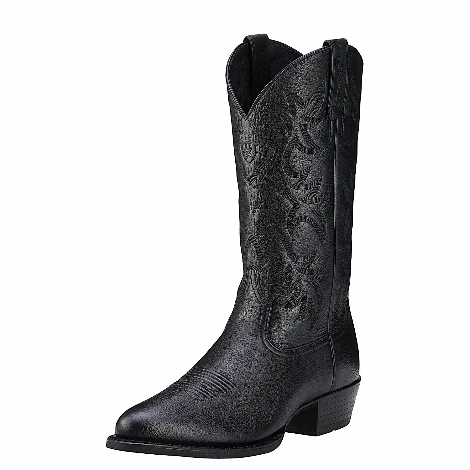 Ariat Men's Heritage Western R-Toe Black
