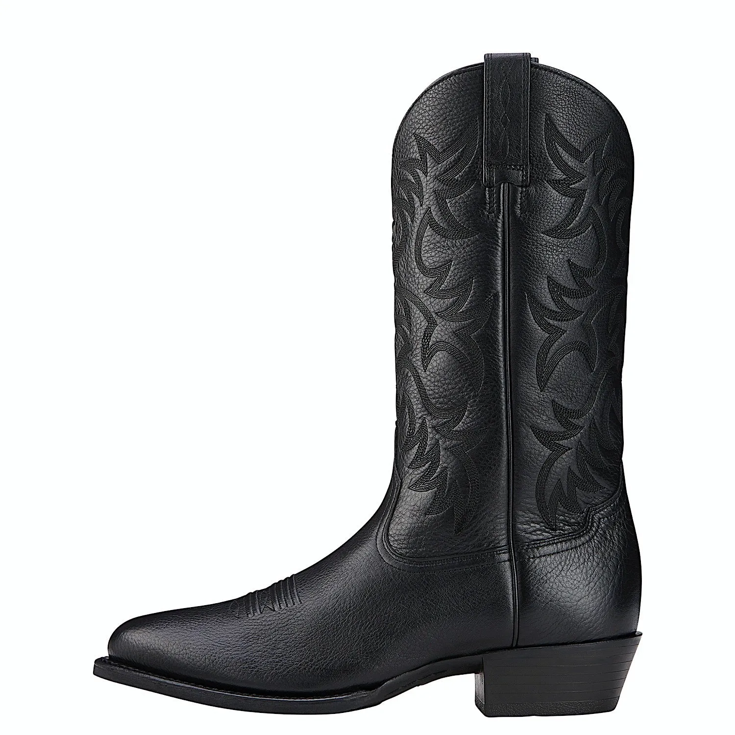 Ariat Men's Heritage Western R-Toe Black