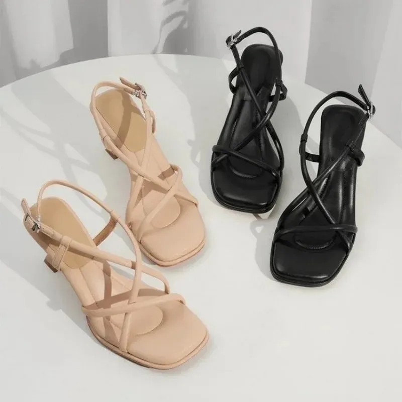 Bryony - Elegant Women's Thick Heel Sandals
