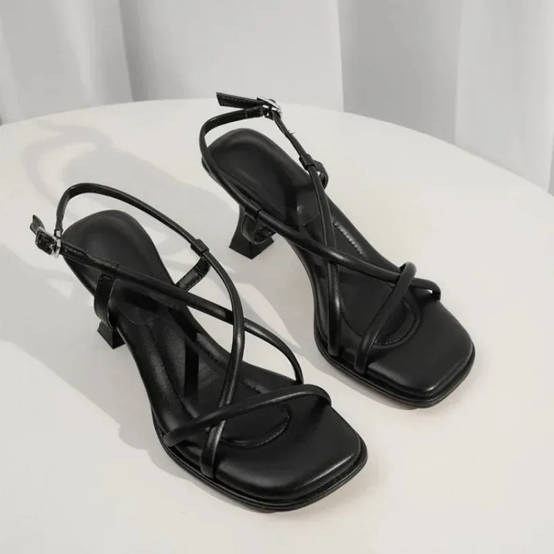 Bryony - Elegant Women's Thick Heel Sandals