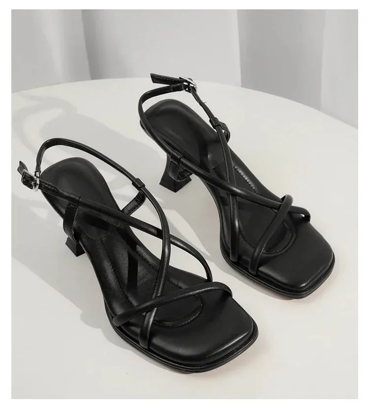 Bryony - Elegant Women's Thick Heel Sandals