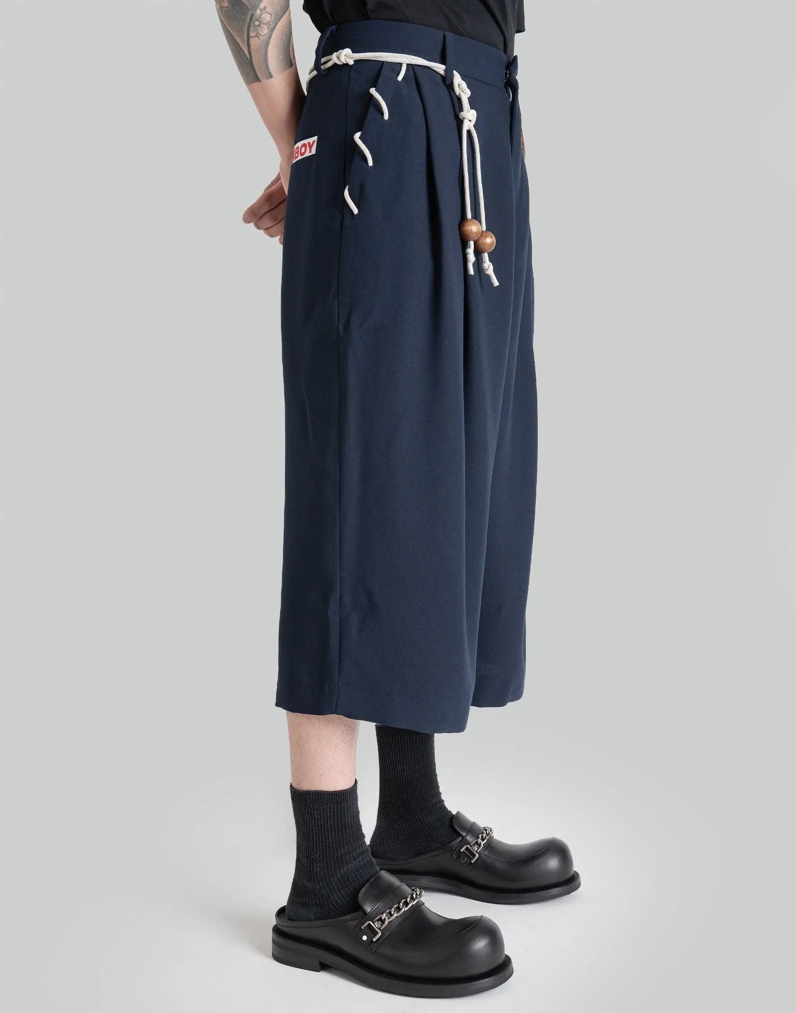BULB TOE CHAIN MULE