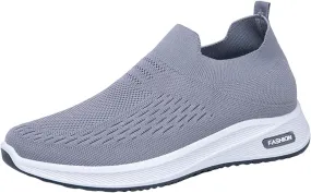 Casual Dress Shoes Men's Mesh Soft Sole Sports Shoes Casual Fitness Solid Color Sports