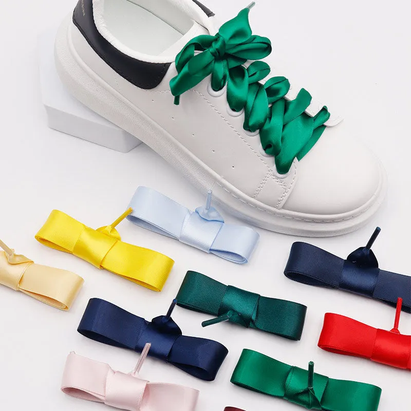 Colorful Silk Versatile Shoelaces (2.2cm)