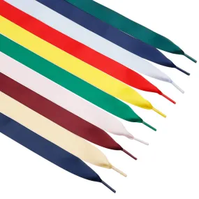 Colorful Silk Versatile Shoelaces (2.2cm)