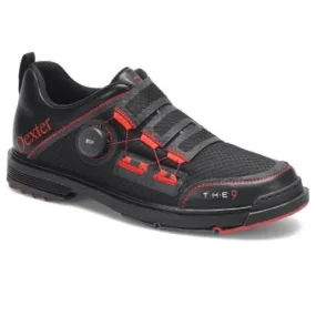 Dexter Mens THE 9 Stryker BOA Black / Red Bowling Shoes