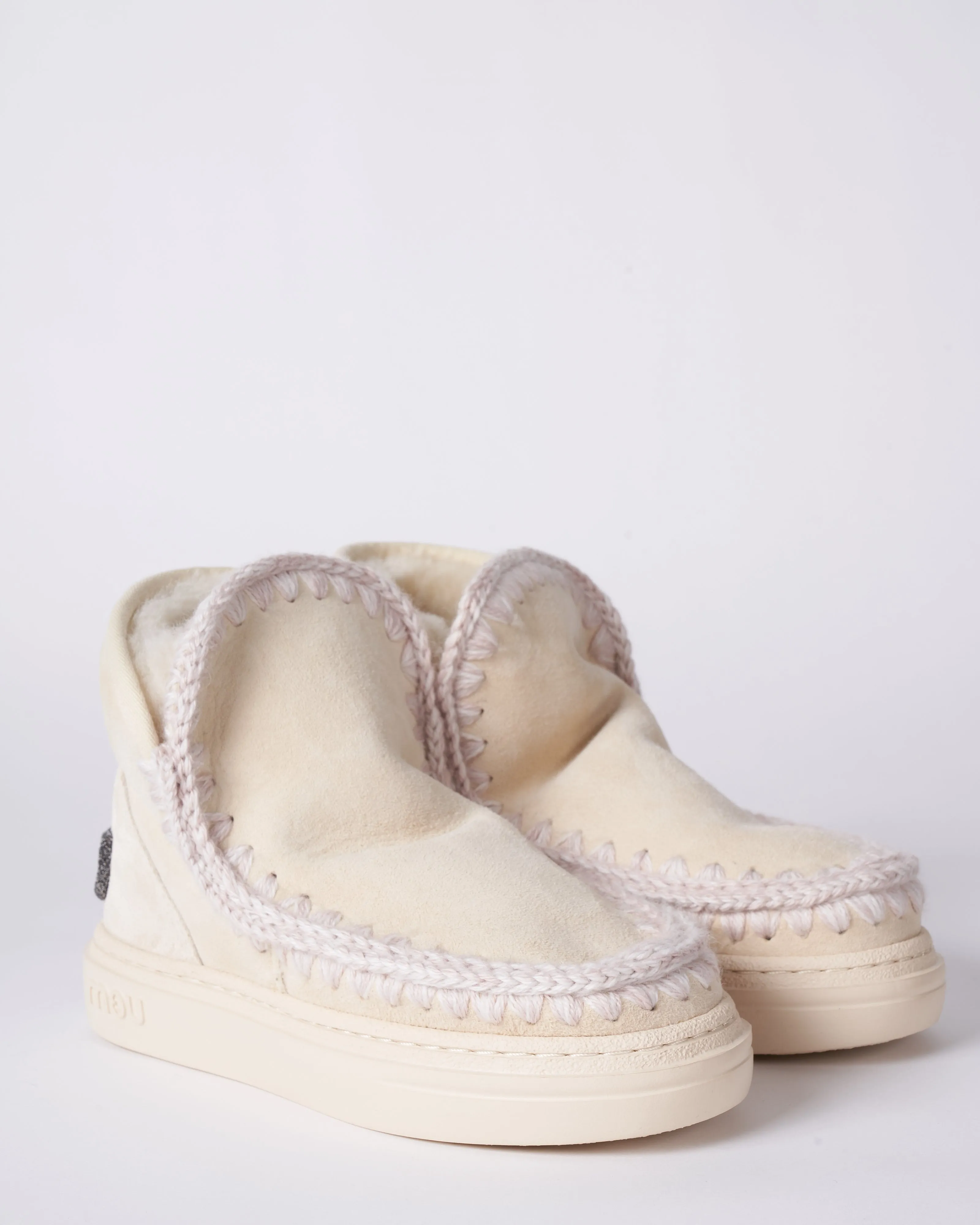 eskimo sneaker bold glitter logo