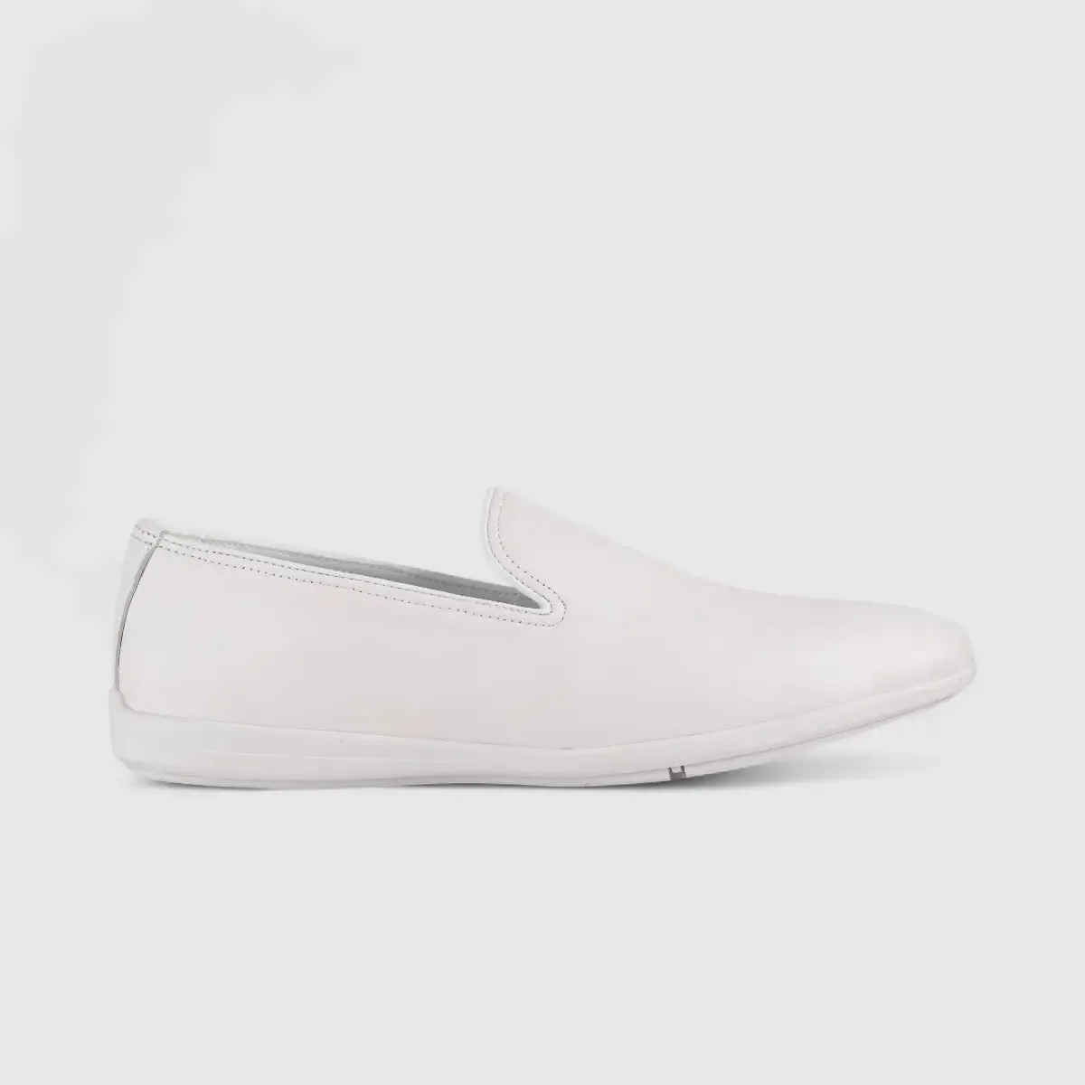 Formales Leather Loafers White 2142A-3