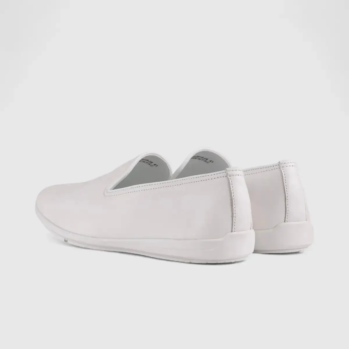 Formales Leather Loafers White 2142A-3