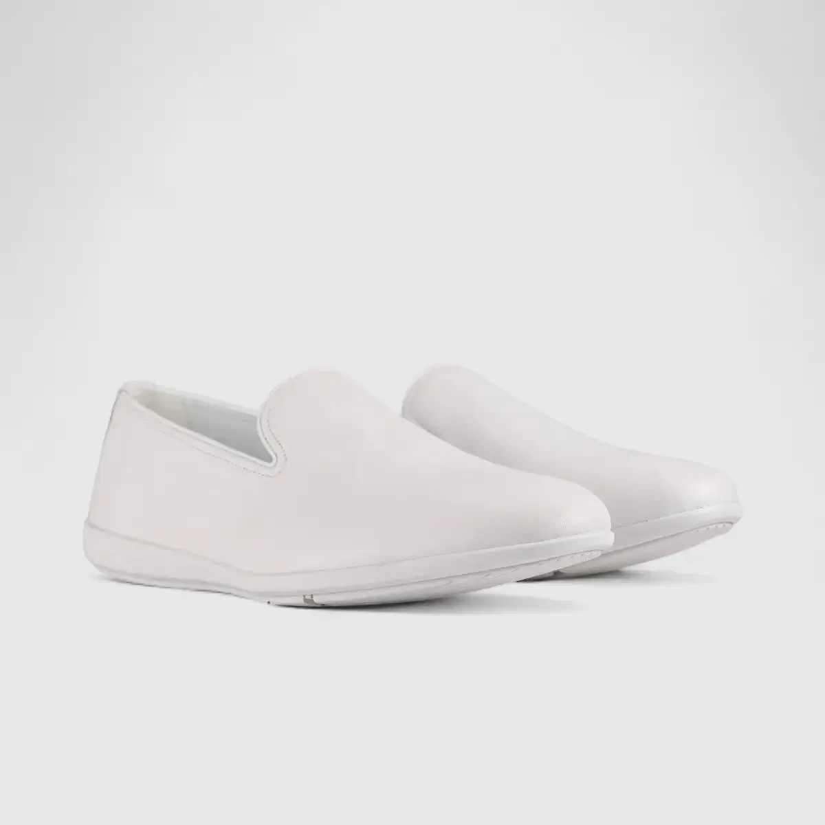 Formales Leather Loafers White 2142A-3