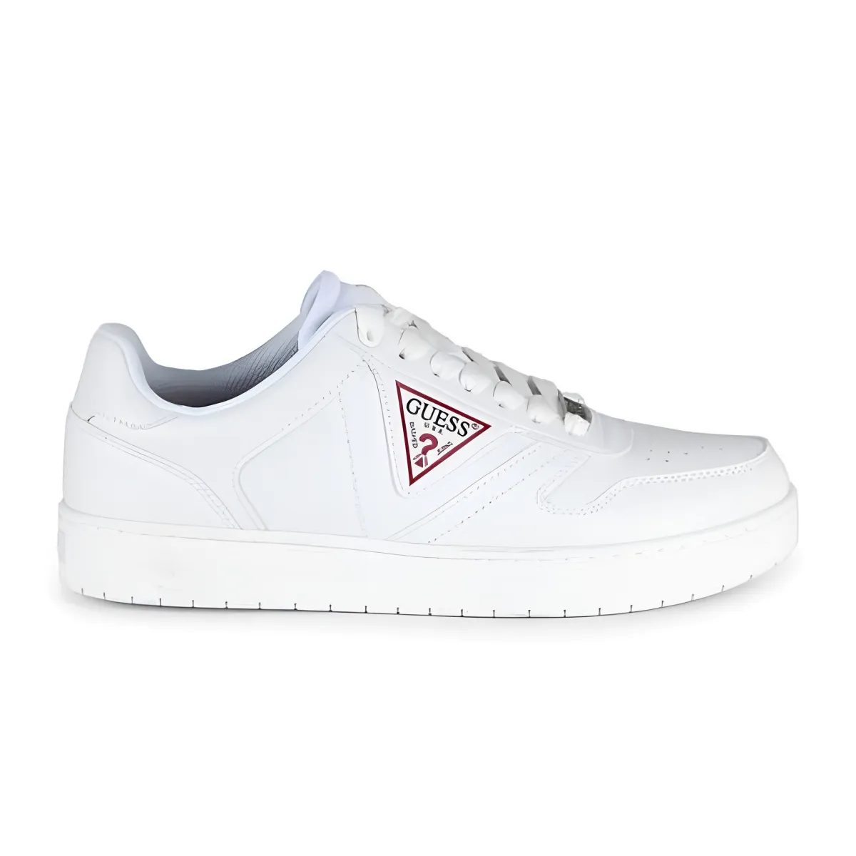 GUESS Taveni Low-Top Sneakers Men - WHTRED