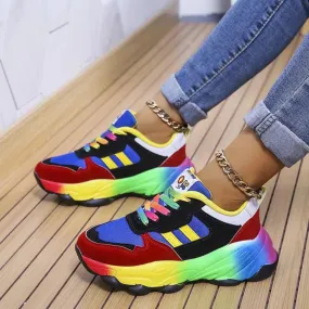 Henriette - Trendy veelkleurige damesschoenen