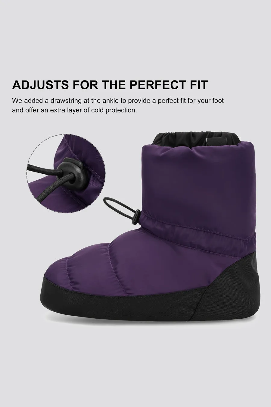 Kids Ballet Booties | Dance Shoes for Warm Up