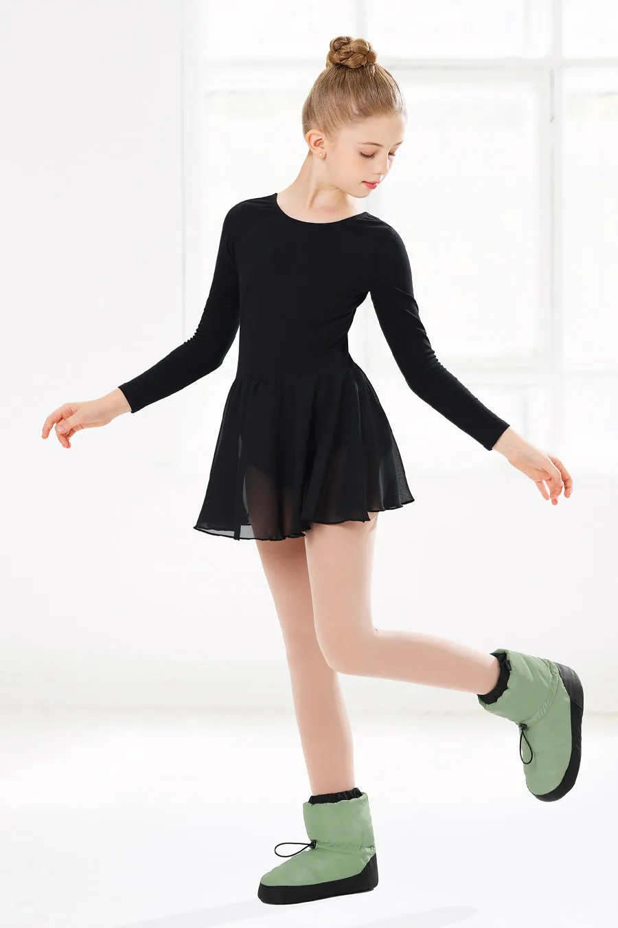Kids Ballet Booties | Dance Shoes for Warm Up
