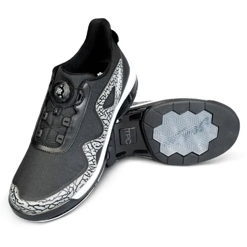 KR Strikeforce TPC The Gladiator Black/Stone High Performance Mens Wide Right Hand Bowling Shoes