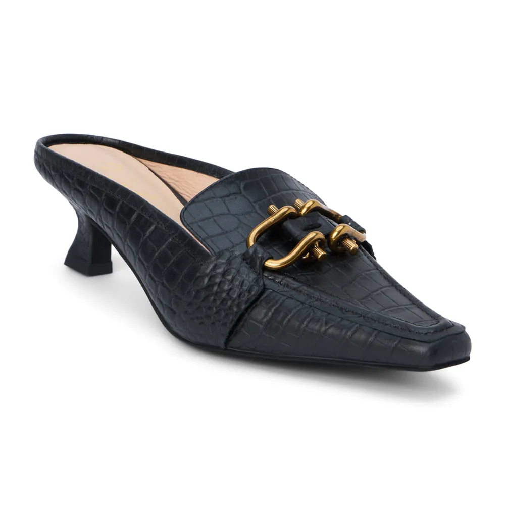 Lee Croc Loafer Mules