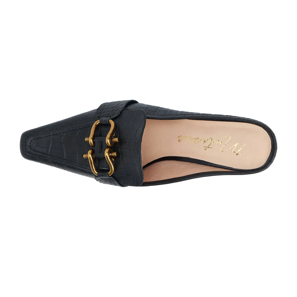 Lee Croc Loafer Mules
