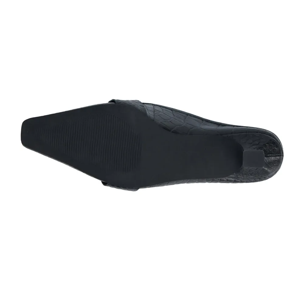 Lee Croc Loafer Mules