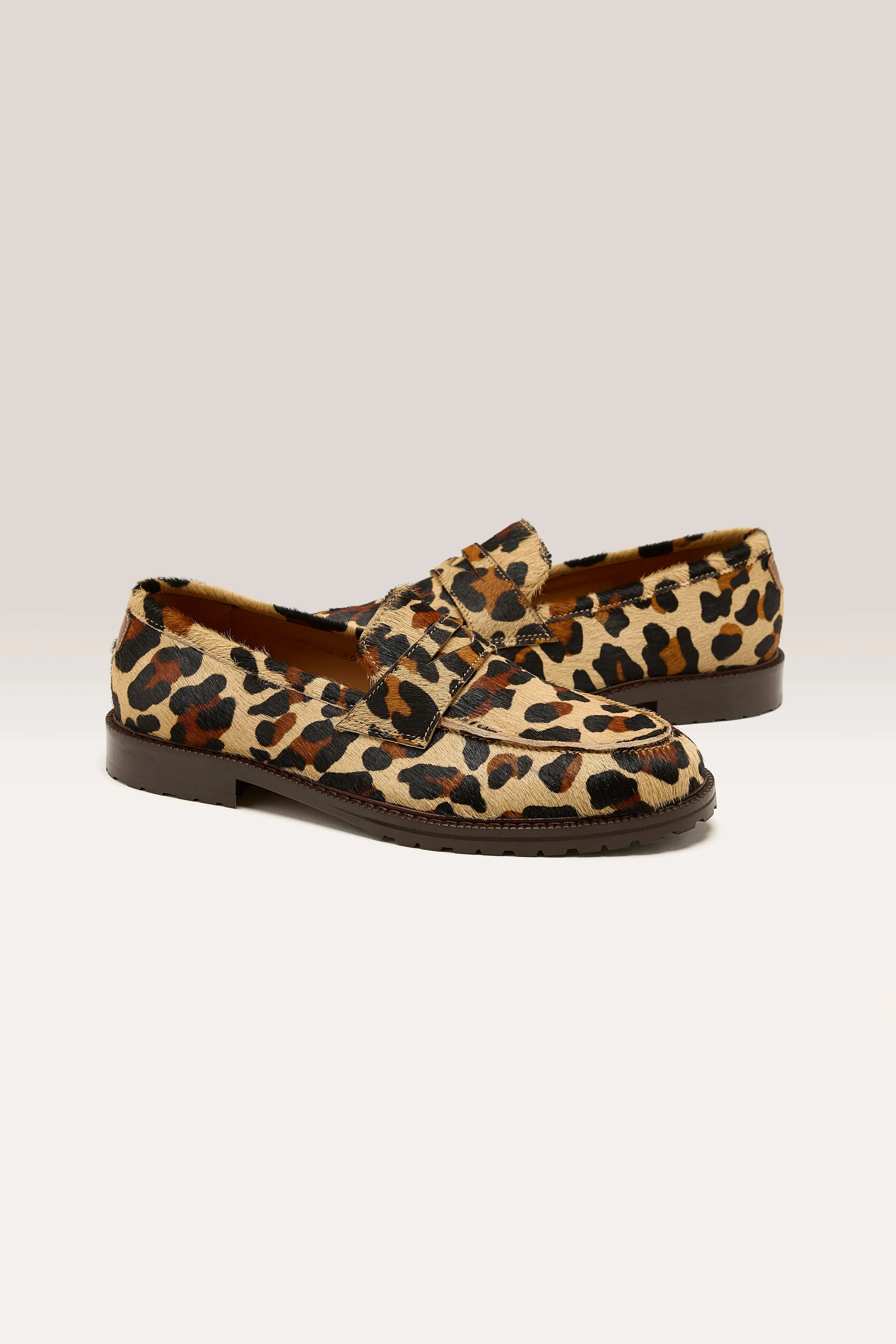 Leopard Loafers (242 / W / BROWN)