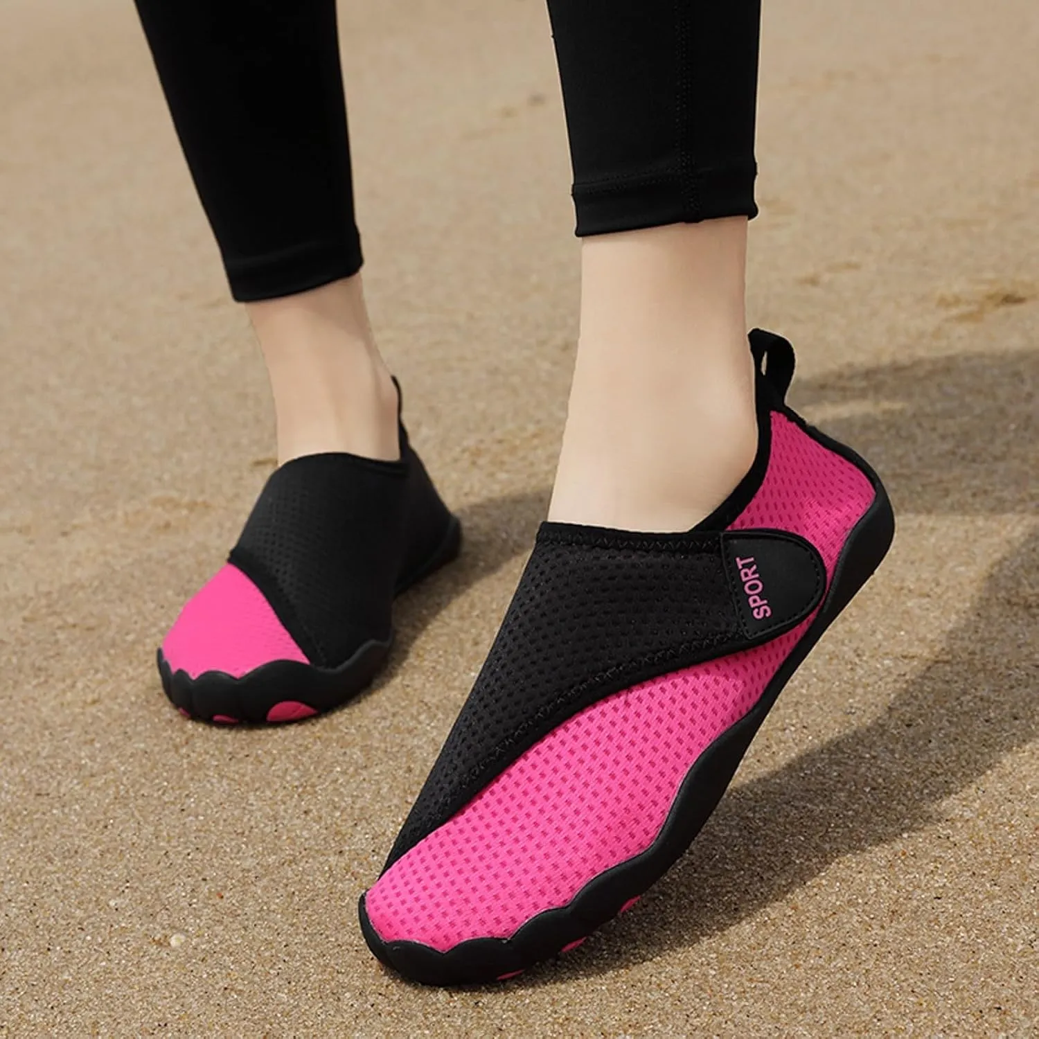 Lightweight Walking Shoes River Tracing Shoes for Women Breathable Swimming Diving Shoes Wading Five Women's