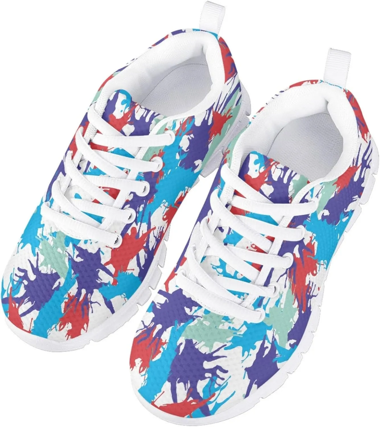 MARSVOVO Sneakers for Kids Lightweight Breathable Non Slip Athletic Kids Running Shoes Fashion Casual Classic Most Comfortable School Travel Playing School Walking Shoes for Boys Girls