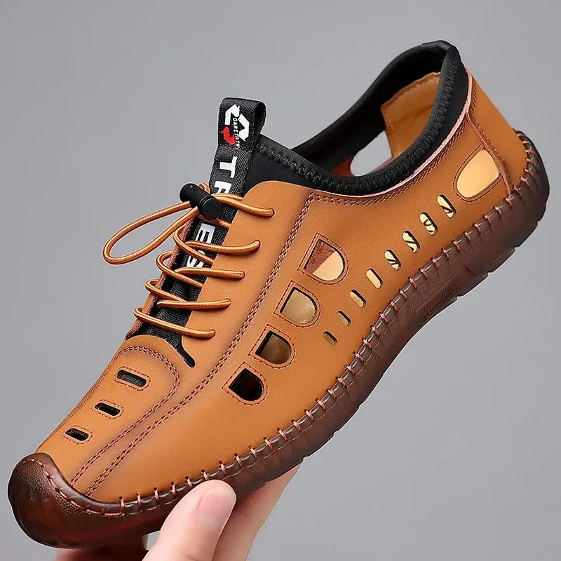 Men's Summer Breathable Sandals – Hollow Out Soft Sole Casual Sneakers