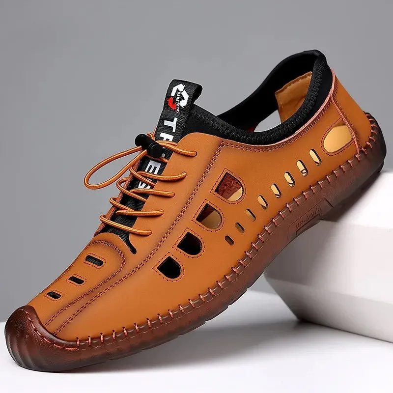 Men's Summer Breathable Sandals – Hollow Out Soft Sole Casual Sneakers