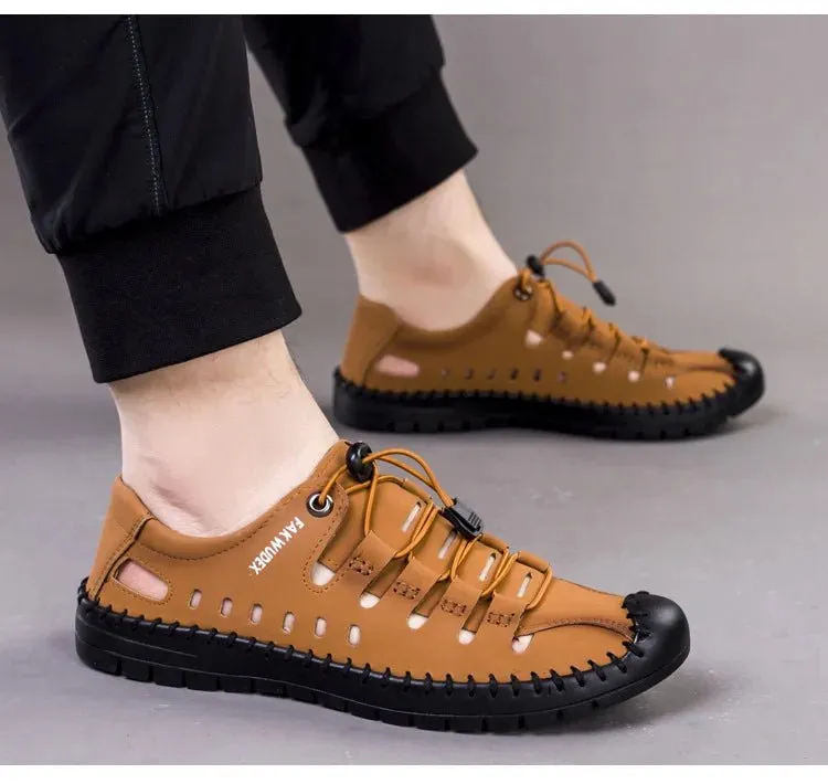 Men's Summer Breathable Sandals – Hollow Out Soft Sole Casual Sneakers
