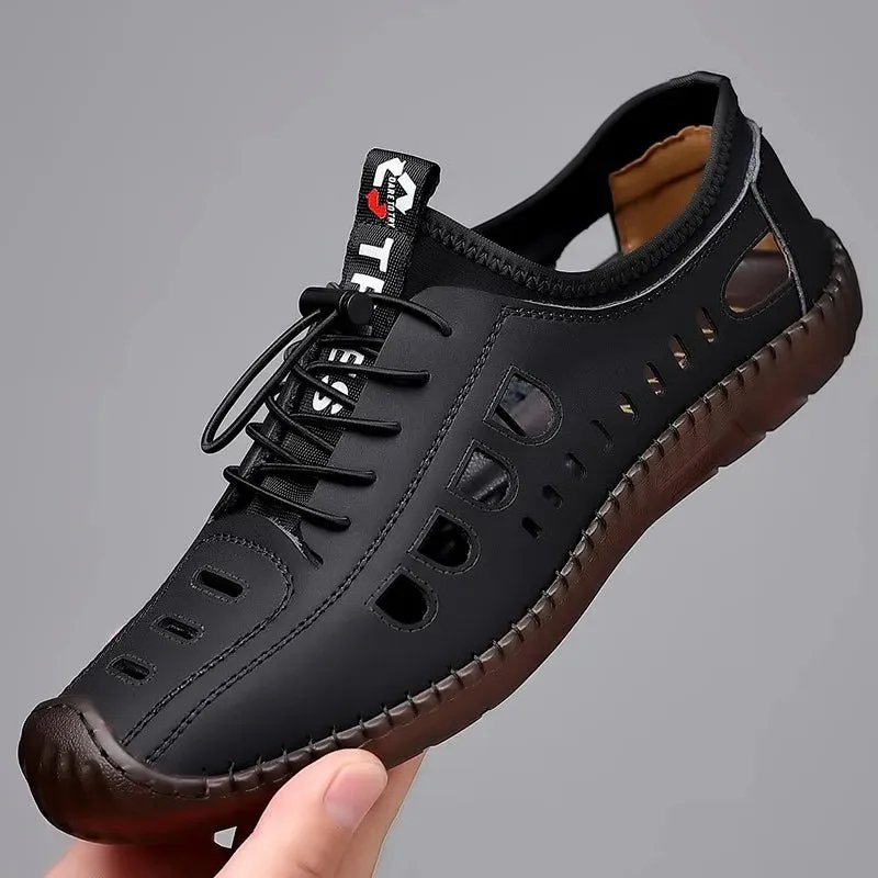 Men's Summer Breathable Sandals – Hollow Out Soft Sole Casual Sneakers