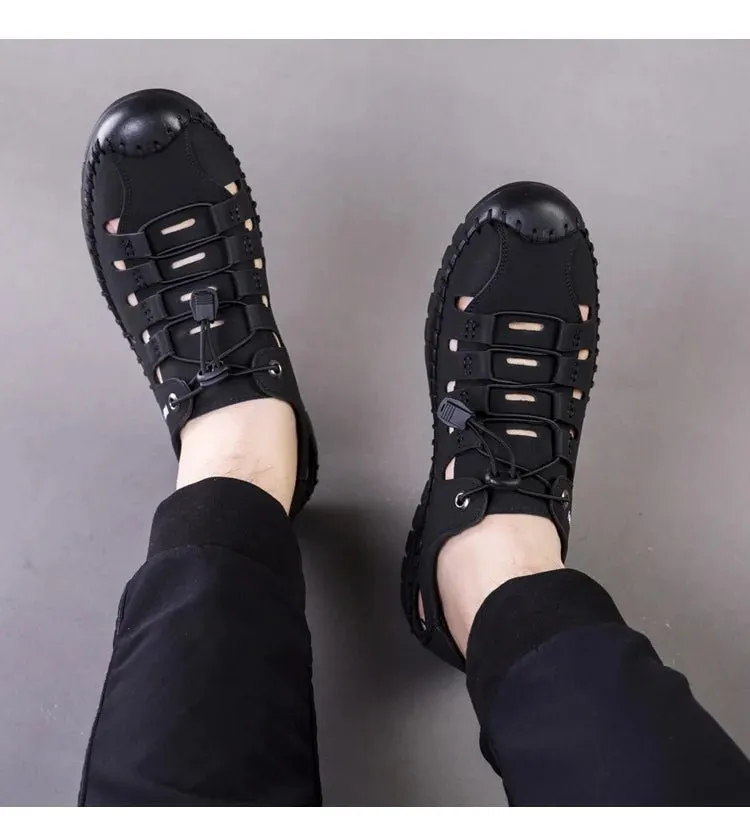 Men's Summer Breathable Sandals – Hollow Out Soft Sole Casual Sneakers