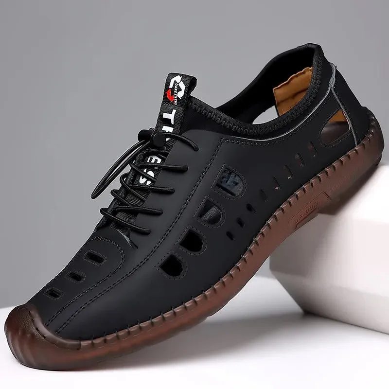Men's Summer Breathable Sandals – Hollow Out Soft Sole Casual Sneakers