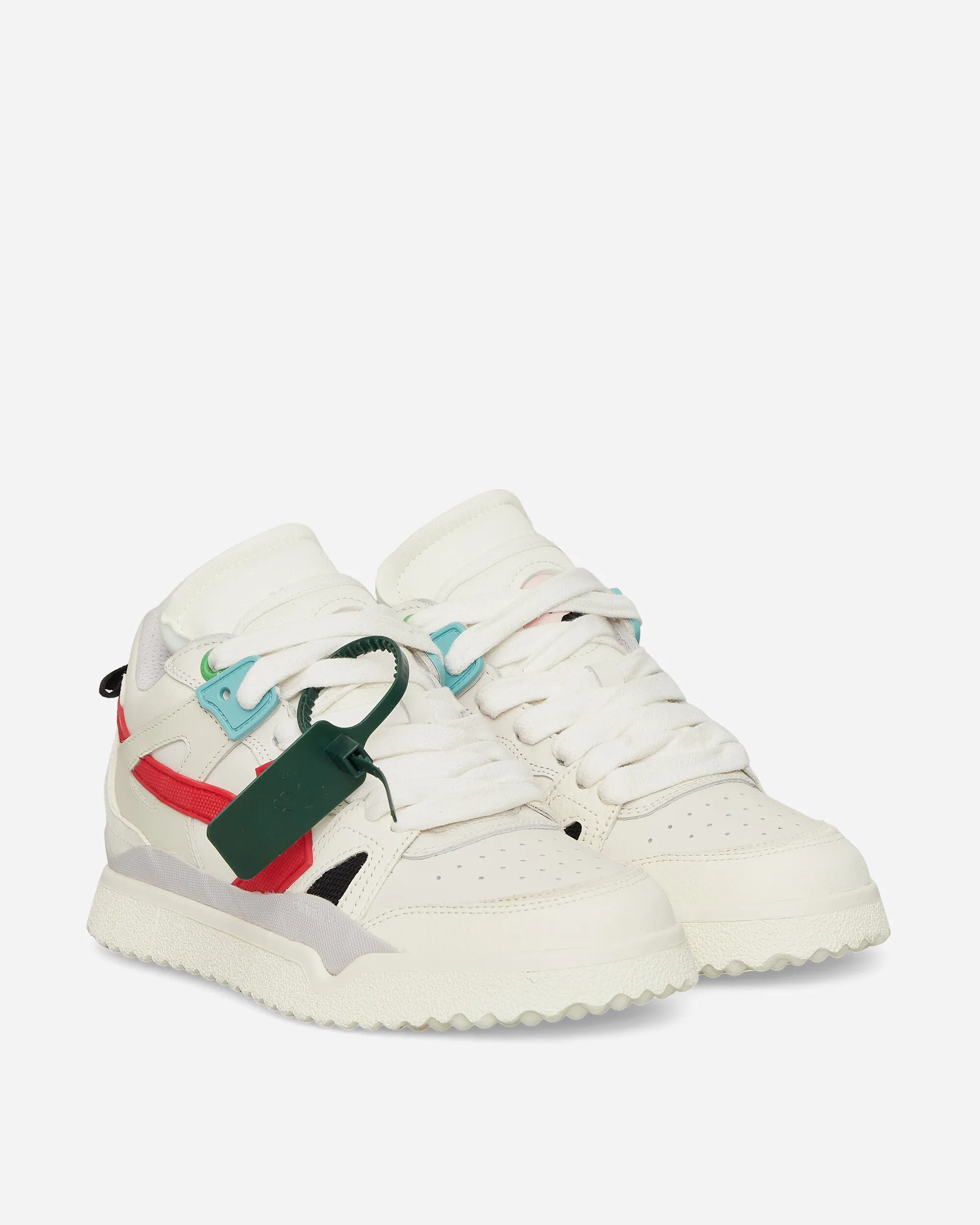 Mid Top Sponge Sneakers White