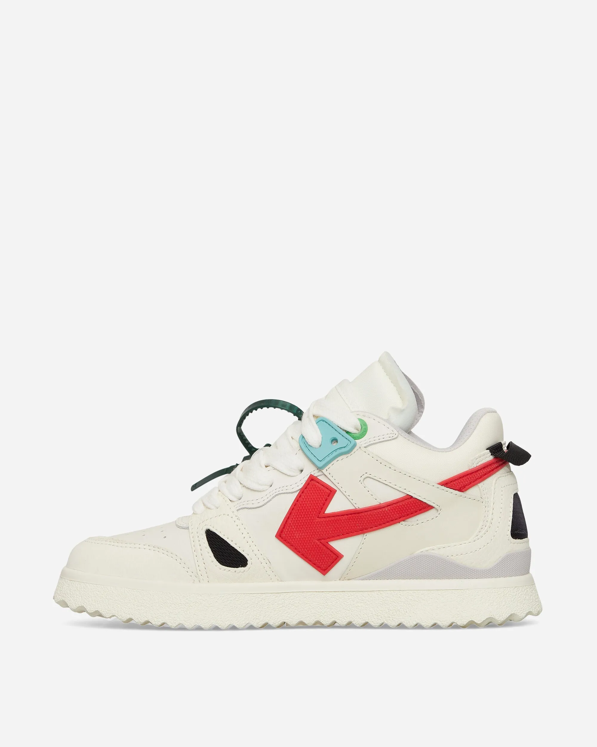 Mid Top Sponge Sneakers White