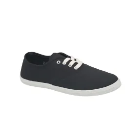 mySTYLE Women's Canvas Lace-Up's, Black