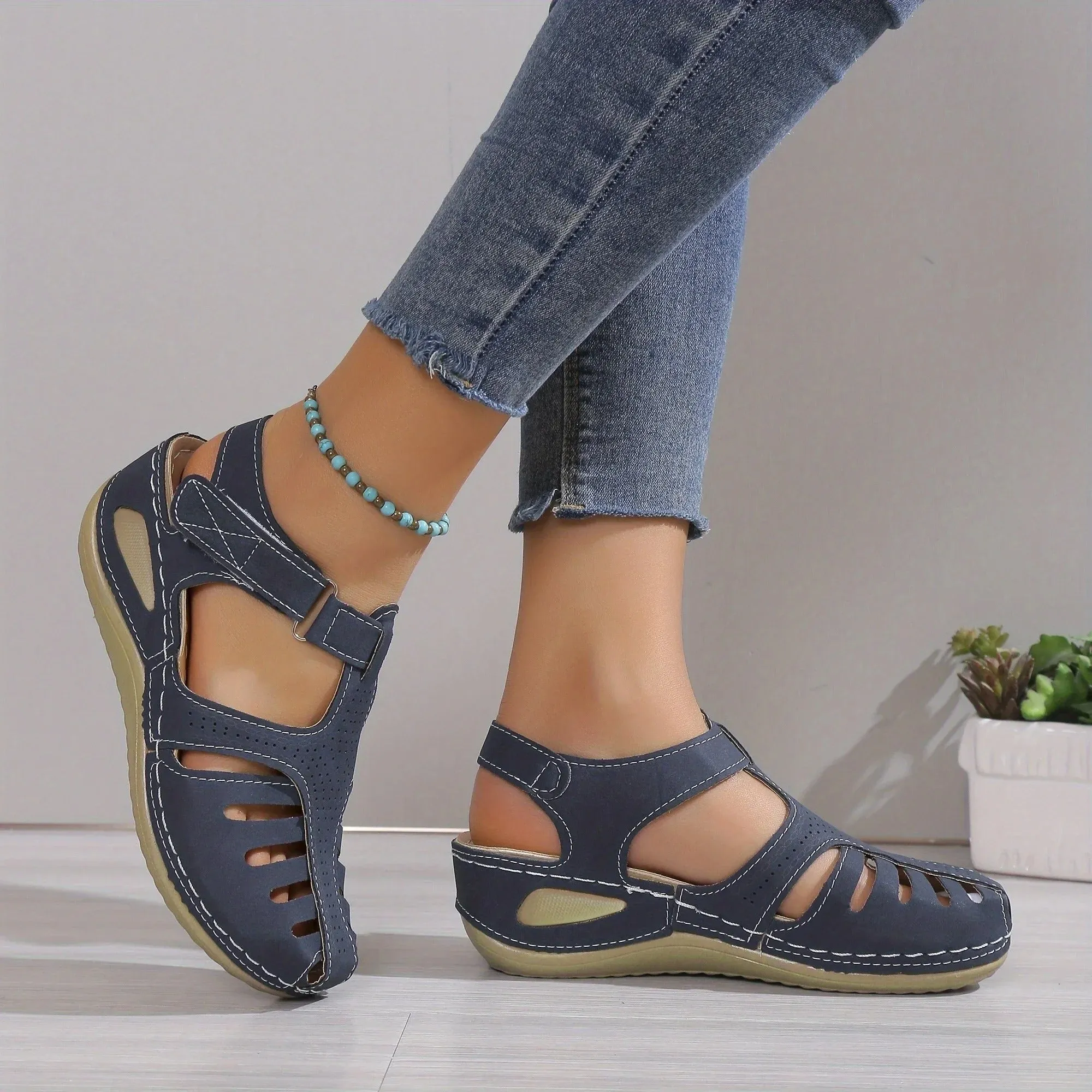 Ophelia - Elegant Platform Wedge Sandals for Women