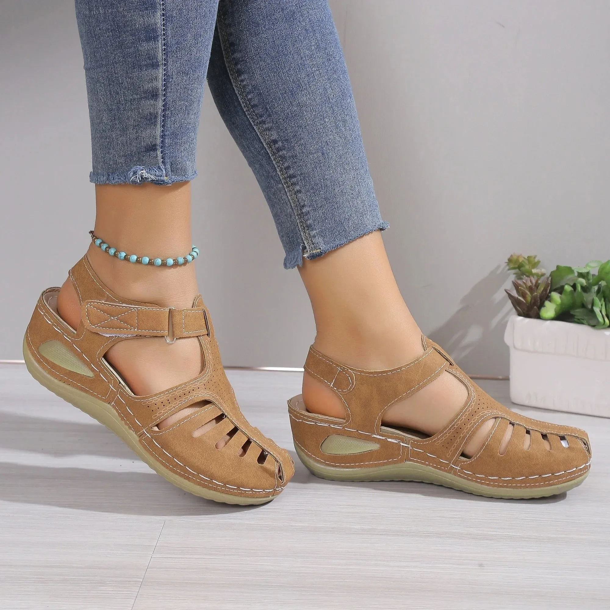 Ophelia - Elegant Platform Wedge Sandals for Women