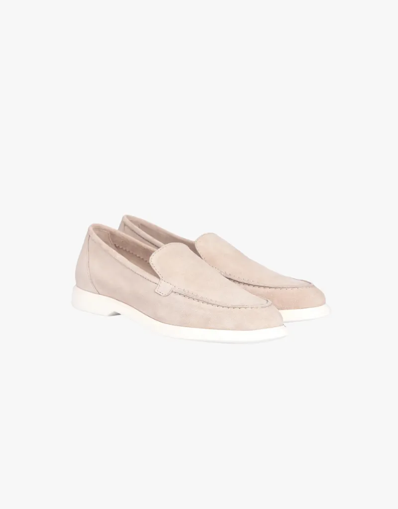Pedro Garcia Lavanda Loafers in Plume Velour