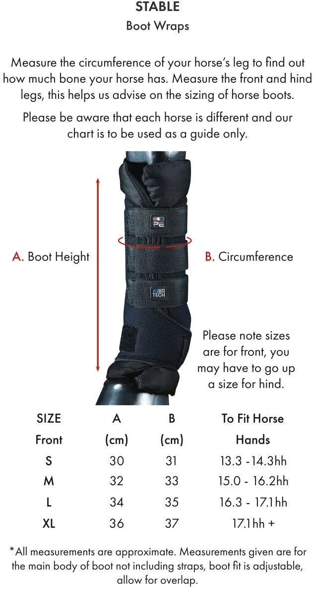 PEI Stable Boot Wraps Inc. Liners