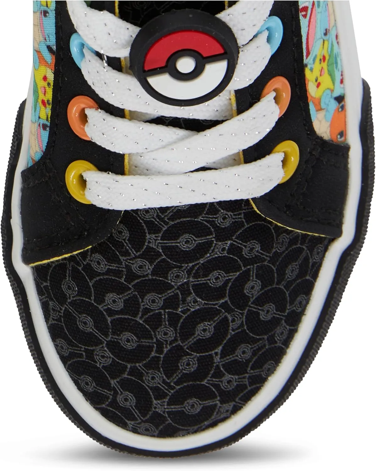 Pokemon Boys Classic Pikachu Sneakers Kids Shoes with Easy-On Lace Up - Pikachu, Charizard, Bulbasaur - Official Shoes