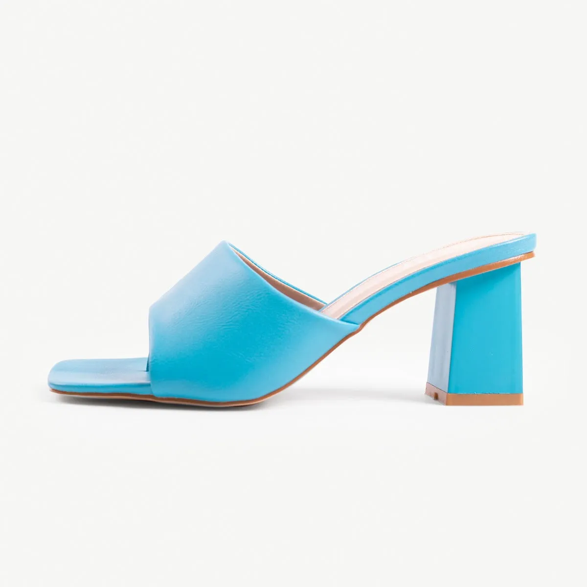 RAID Pia Heeled Mule in Blue