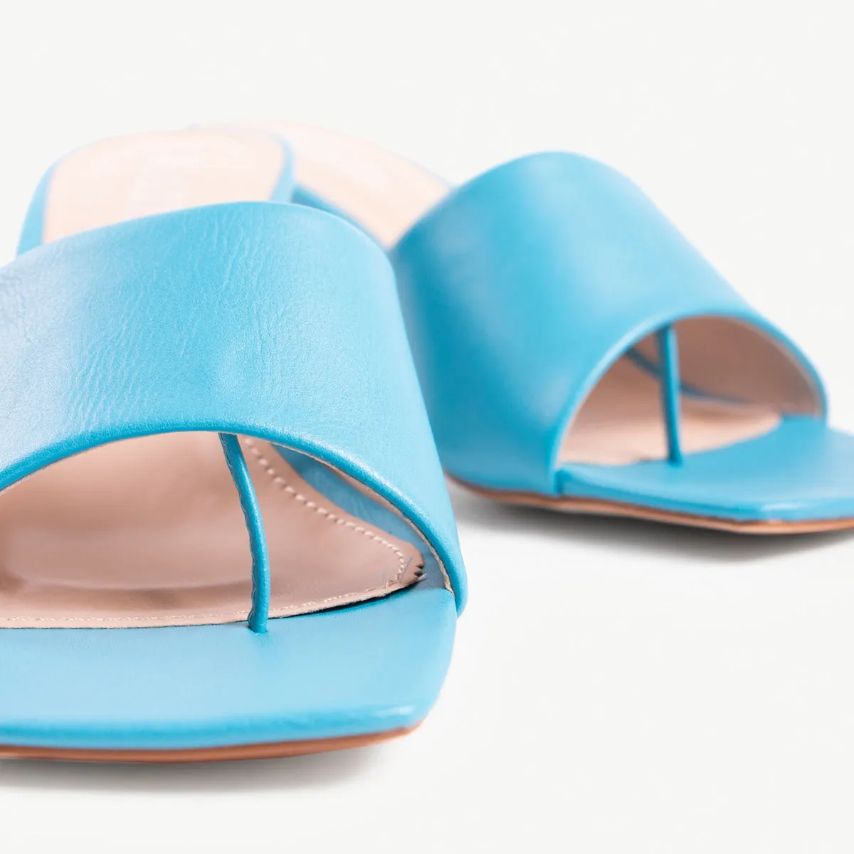 RAID Pia Heeled Mule in Blue