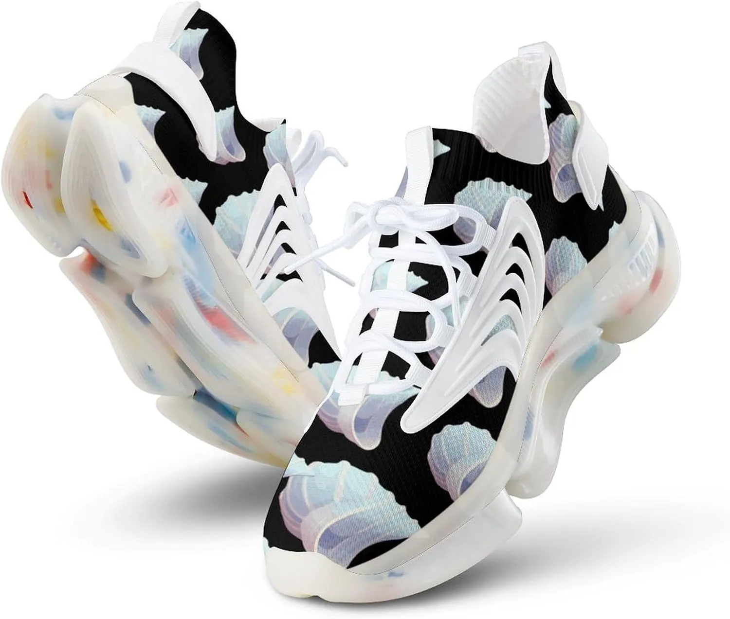 Seashells Conch Mens Sneakers Running Shoes Lightweight Athletic Shoes for Jogging Walking Gym
