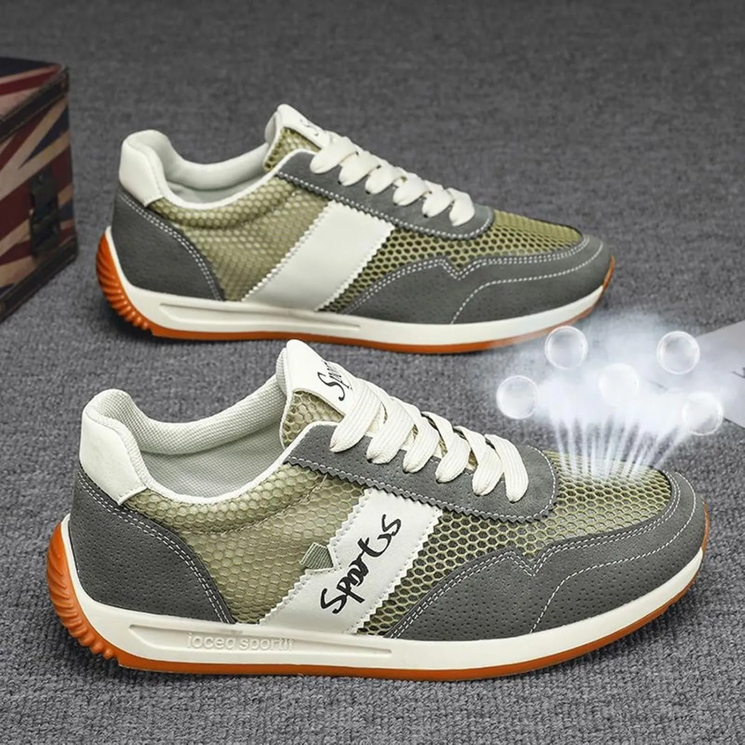 Slip On Walking Shoes for Women Men Breathable Lightweight Lace Up Fashion Sneakers Summer Casual Comfortable Sneakers