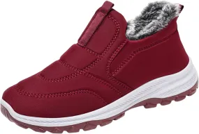 Snow Boots for Women Wide WidthPlush Lined Snow Boots Womens Fur Lined Ankle Boot Barefoot Shoes Grounded Footwear Hiking House Shoes for Women Mens Snow Booties