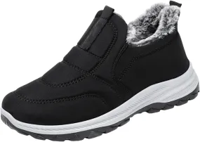 Snow Boots for Women Wide WidthPlush Lined Snow Boots Womens Fur Lined Ankle Boot Barefoot Shoes Grounded Footwear Hiking House Shoes for Women Mens Snow Booties