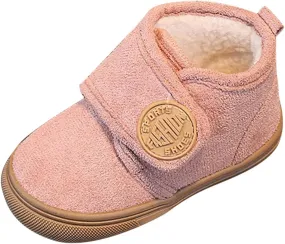 Snow Boots Toddler Girl Fashion Winter Children Boots Boys And Girls Flat Bottoms Non Slip Solid Boots
