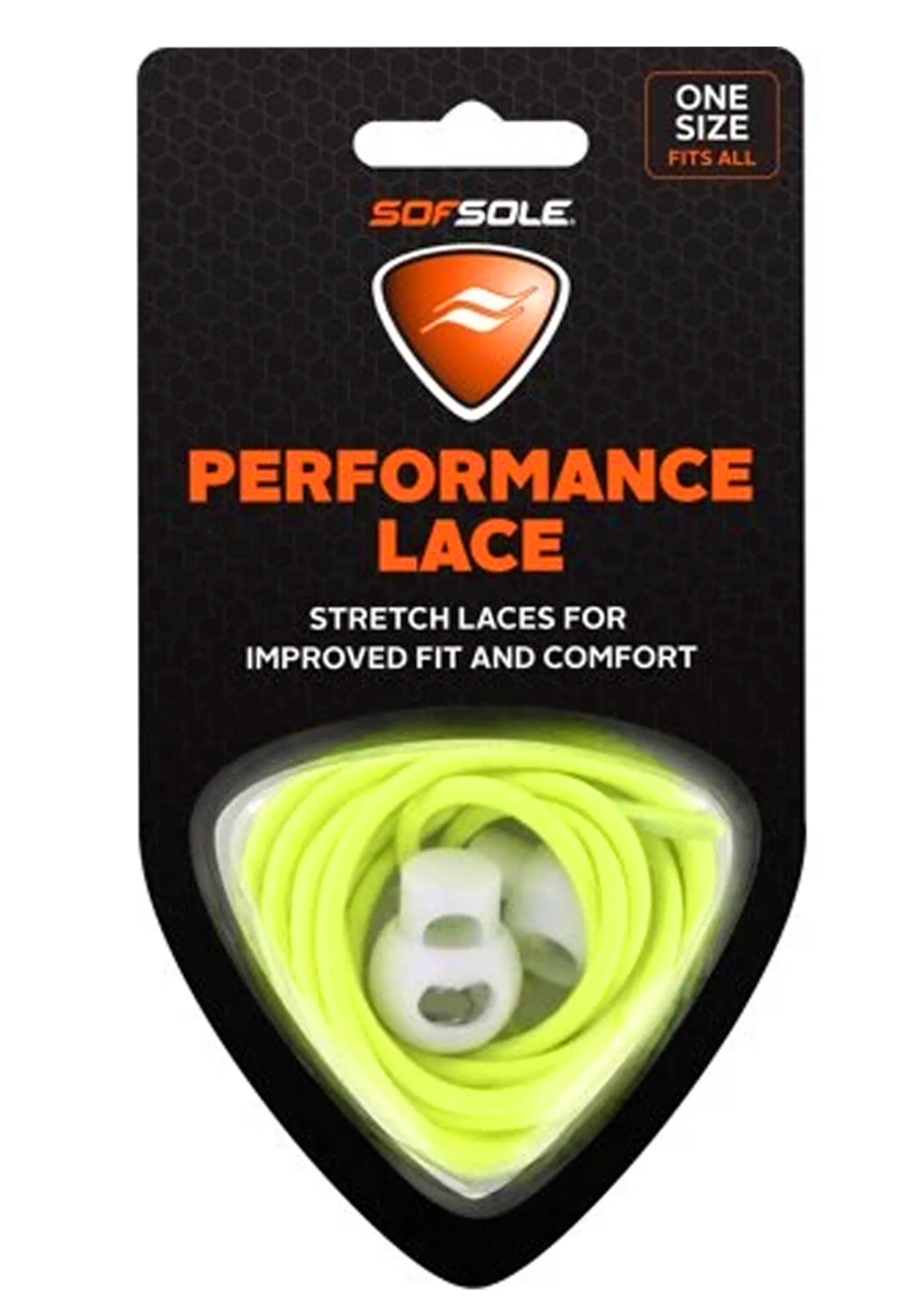 Sof Sole Performance Elastic 38 Inch Laces Yellow