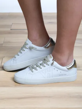 Triple Take Metallic Back Sneakers